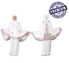 Raindoz Mukena Shalat Muslimah Putih - RAO 036