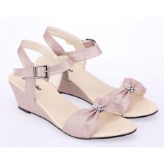 Raindoz Sandal Sepatu Wedges Fashion Wanita Best Seller RSP289 - Pink