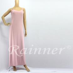 Rainner manset Tali Satu Panjang daleman kaftan Dusty Pink