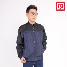 Ramayana - Diesel House - Jaket Bomber Parasut Kombinasi Two Tone Biru Hitam - Diesel House (07971593)