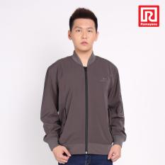 Ramayana - Diesel House - Jaket Bomber Zipper Polos Twist Abu Tua - Diesel House (07972869)