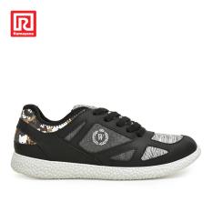 Ramayana - Worldstar - Sepatu Sneakers Wanita Polos Abstract Shades Back Hitam