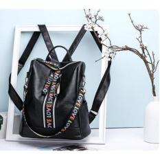RANSEL MULTIFUNGSI IMPOR KOREA Y10373 BLACK TAS FASHION BATAM