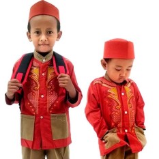 Rasya Setelan Koko Anak 1-12 Tahun - orange