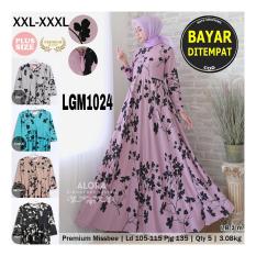 RATU SHOPPING Gamis lgm1024 balotelly XXL XXXL Super jumbo besar polos / gamis motif / pesta balotelly gamis batik gamis motif bunga/ gamis busui / gamis bumil / gamis big size / gamis plush size / gamis pesta / gamis harian / gamis fashion / gamis trendy
