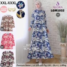 RATU SHOPPING Gamis lgm1032 mISS BEE Super jumbo besar polos / gamis motif / pesta balotelly gamis batik gamis motif bunga/ gamis busui / gamis bumil / gamis big size / gamis plush size / gamis pesta / gamis harian / gamis fashion / gamis trendy
