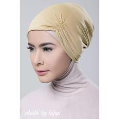 Razha Inner Ciput Swing Daleman Jilbab Kerut Ala Risty Tagor Khaki