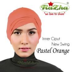 Razha Inner Ciput Swing Daleman Jilbab Kerut Ala Risty Tagor Pastel Green