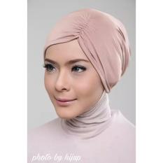 Razha Inner Ciput Swing Daleman Jilbab Kerut Ala Risty Tagor Soft Mocca