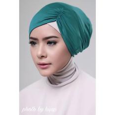 Razha Inner Ciput Swing Daleman Jilbab Kerut Ala Risty Tagor Tosca Green