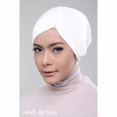 Razha Inner Ciput Swing Daleman Jilbab Kerut Ala Risty Tagor White