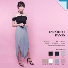 Ready Bawahan Wanita Murah Surabaya Celana Escarpat Pants Sky Blue