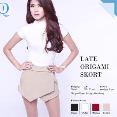 Ready Blouse Wanita Murah Surabaya Late Origami Skort Cream Wedges Sup