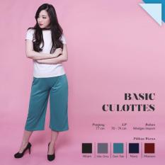 Ready Celana Wanita Murah Surabaya Basic Cullotes Darktalewedges Impor