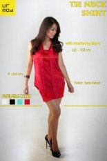 Ready Dress Murah Surabaya Tie Neck Shirt