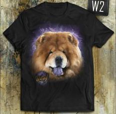 Ready Kaos Anjing Chocho Unisex Murah Surabaya 010 Soft Katun Dingin