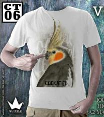 Ready Kaos Burung Unisex Murah Surabaya 024 Soft Katun Dingin