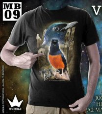 Ready Kaos Burung Unisex Murah Surabaya 046 Soft Katun Dingin
