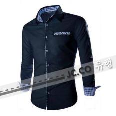 Ready Kemeja Pria Murah Surabaya Felix Navy