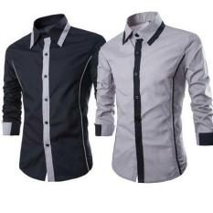 Ready Kemeja Pria Murah Surabaya Roger Cotton Stretch