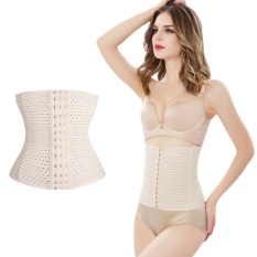 【READY STOCK】UltraSlim Corset Body Shaping Pinggang Girdle Tummy Kontrol Slimming Belt Bengkung-khaki-Intl