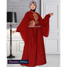 real pic nirmala maxidress baju muslim kaftan pesta