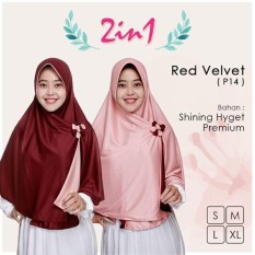 Red Velvet - Jilbab Instan Pricilla Bolak Balik