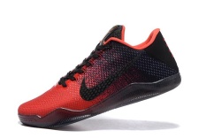 Merah/Hitam Kobe Bryant Sneakers Kobe XI 11 ELITE LOW Sepatu Basket untuk Pria Top Kualitas Otentik Dewasa Ukuran EU: 40-Intl