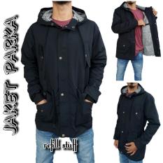 Refill.s jaket parka taslan(hitam
