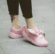 REPLIKA SEPATU TALI PITA PUMA BOW WANITA SEPATU PITA LADY TB-804 PIN