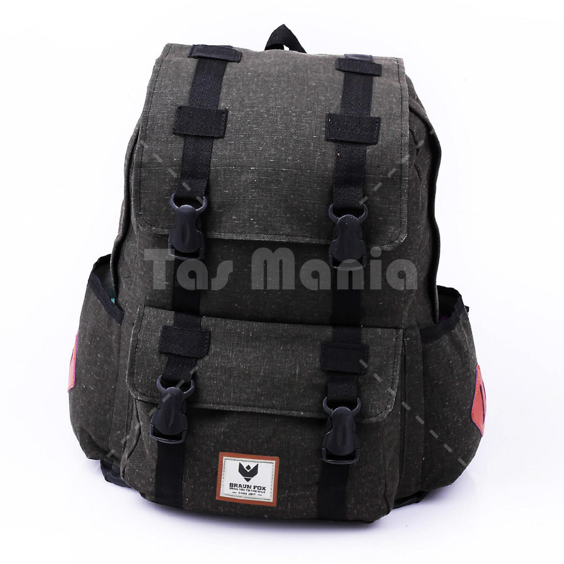 Tas Ransel Respect Soldier Tas Laptop Backpack - Dark Grey Tas Pria Tas Sekolah Tas Fashion Pria