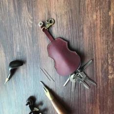 Retro Jahitan Tangan Rumah Tangga Dompet Kunci Kulit Dompet Kunci (Retro Berwarna Karat, Rajut Lebih Tebal Kulit Pembuatan Khusus)