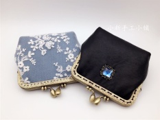 Revive old customs a people's gold to wrap a pearl lace small change wrap lovely delightfully fresh the cloth taking lady's coin to wrap handicraft wrap purse - intl