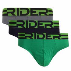 Rider Sport R762B Mini Brief - 3Pcs - Hijau - Celana Dalam Pria