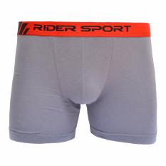 Rider Sport R763B Boxer - 1 pcs - Abu-Abu - Celana Dalam Pria