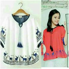 Rindi Blouse Bahan Katun Rayon Adem Fit L (***HIGH QUALITY***) 1RO