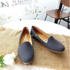 Rioros Sepatu Wanita Flat Shoes Belle Cantik – Hitam