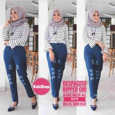 Ripped Jeans - Despacito Ripped - Celana Jeans Wanita- Celana Ripped - Celana Murah - Kalshop