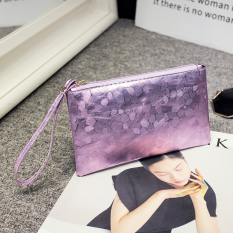 Persegi Kecil Dompet Eropa dan Amerika Tas HP Perhiasan Yang Berkelip-Kelip Perempuan (Ungu)