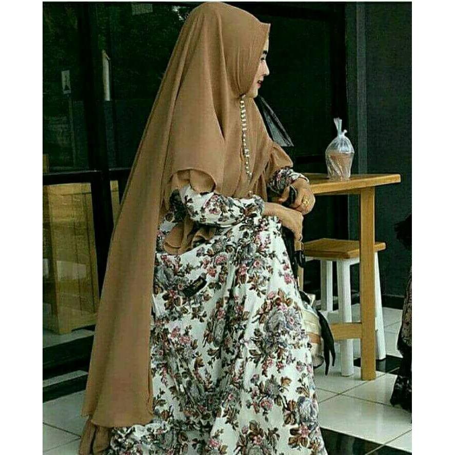 RNF - Gamis/Syar.i Monalisa - Busana Muslim Wanita -Bermotif