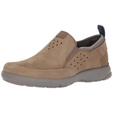 Rockport Mens Truflex SLIP ON Sneaker, Taupe, 13 W KAMI-Internasional