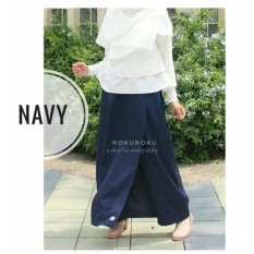 ROK CELANA MUSLIMAH WOLLYCREPE S-M-L