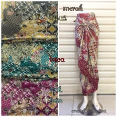 Rok Lilit R050 Semi Sutra Halus Bawahan Kebaya Kutubaru Modern Dan Brokat Wrap Skirt