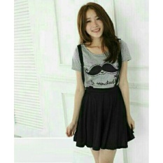 LFS Setelan Dewasa dan Remaja Baju dan Rok Kodok / Atasan remaja / Baju Kodok Wanita Jumpsuit Jamsuit (misku) NR - abu / Jamsut / Jumsuit D2C