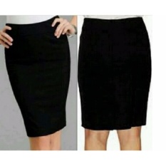 Rok Span Panjang 7/8 Hitam - XL
