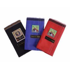 Ronaco 3 buah Sarung Anak Tenun Gajah Akua - Hitam Biru Merah (random)