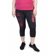 Ronaco Jumbo Celana Senam Zumba Pants – Hitam Red XL