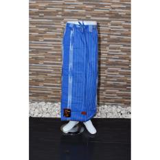 Ronaco Sarung Celana Sarung Tenun Al Hidayah - Biru Garis