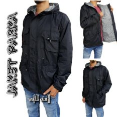 RS JAKET PARKA PARASUT(HITAM)