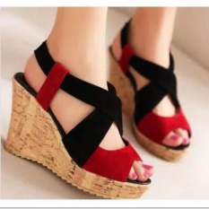 RSM Wedges Wanita S-212- MERAH